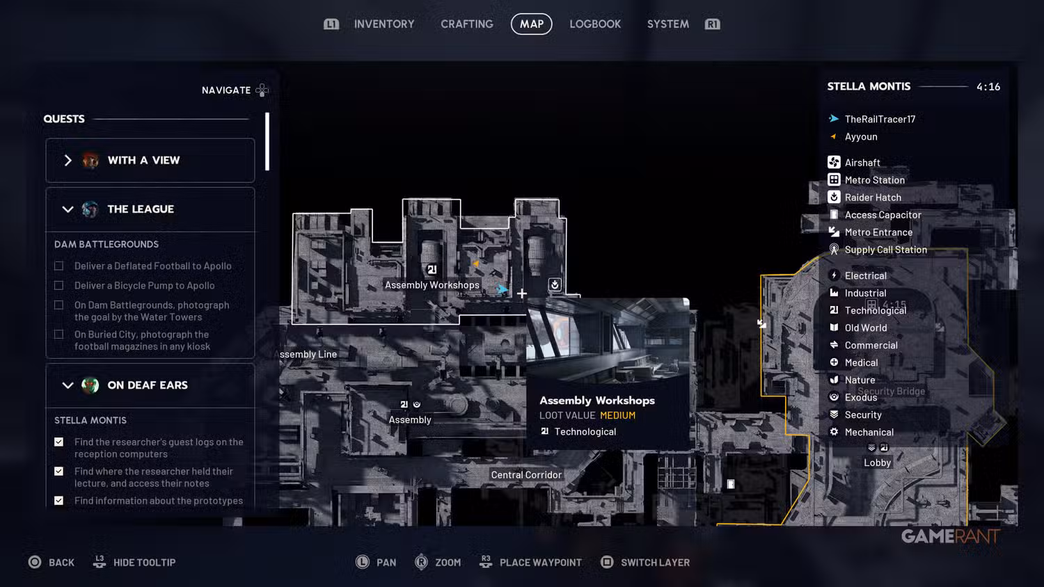 Map Location of Medical Research Area