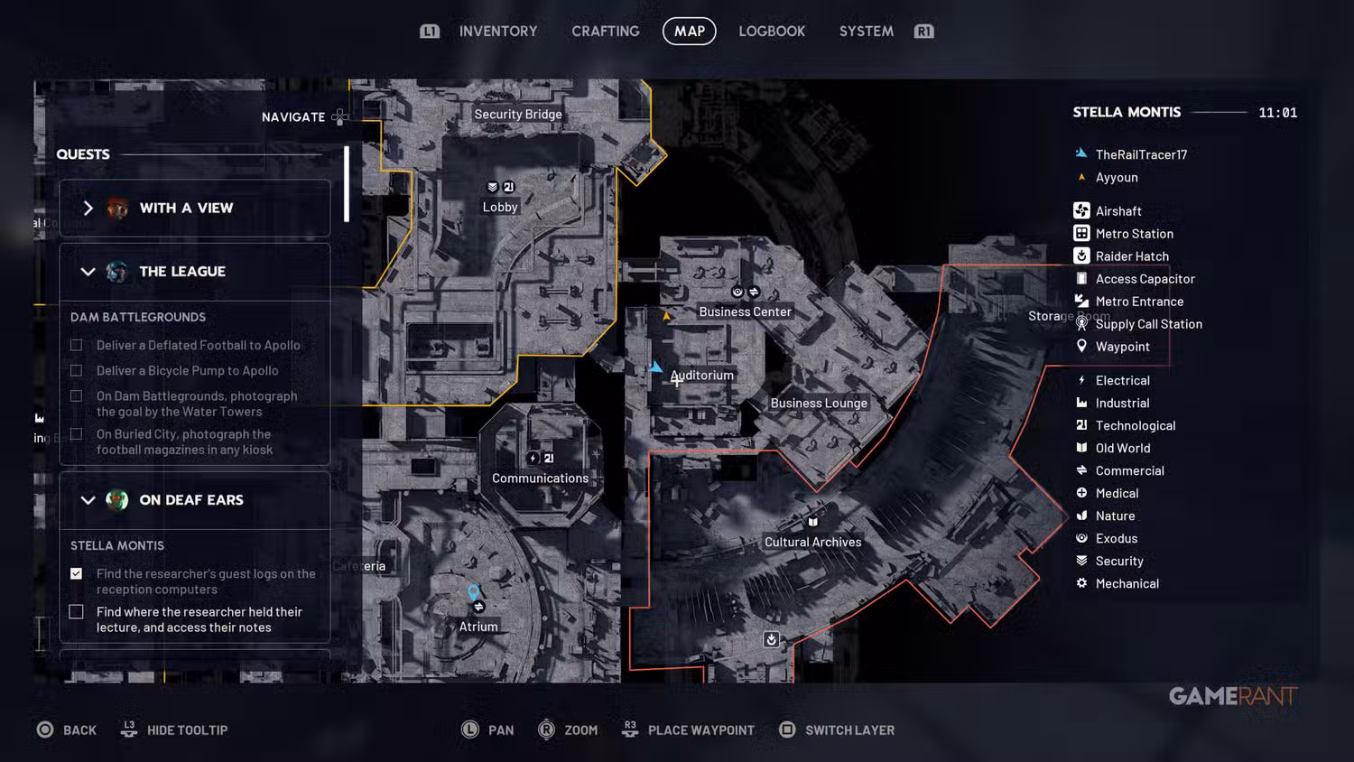 Map Location of Reception Center