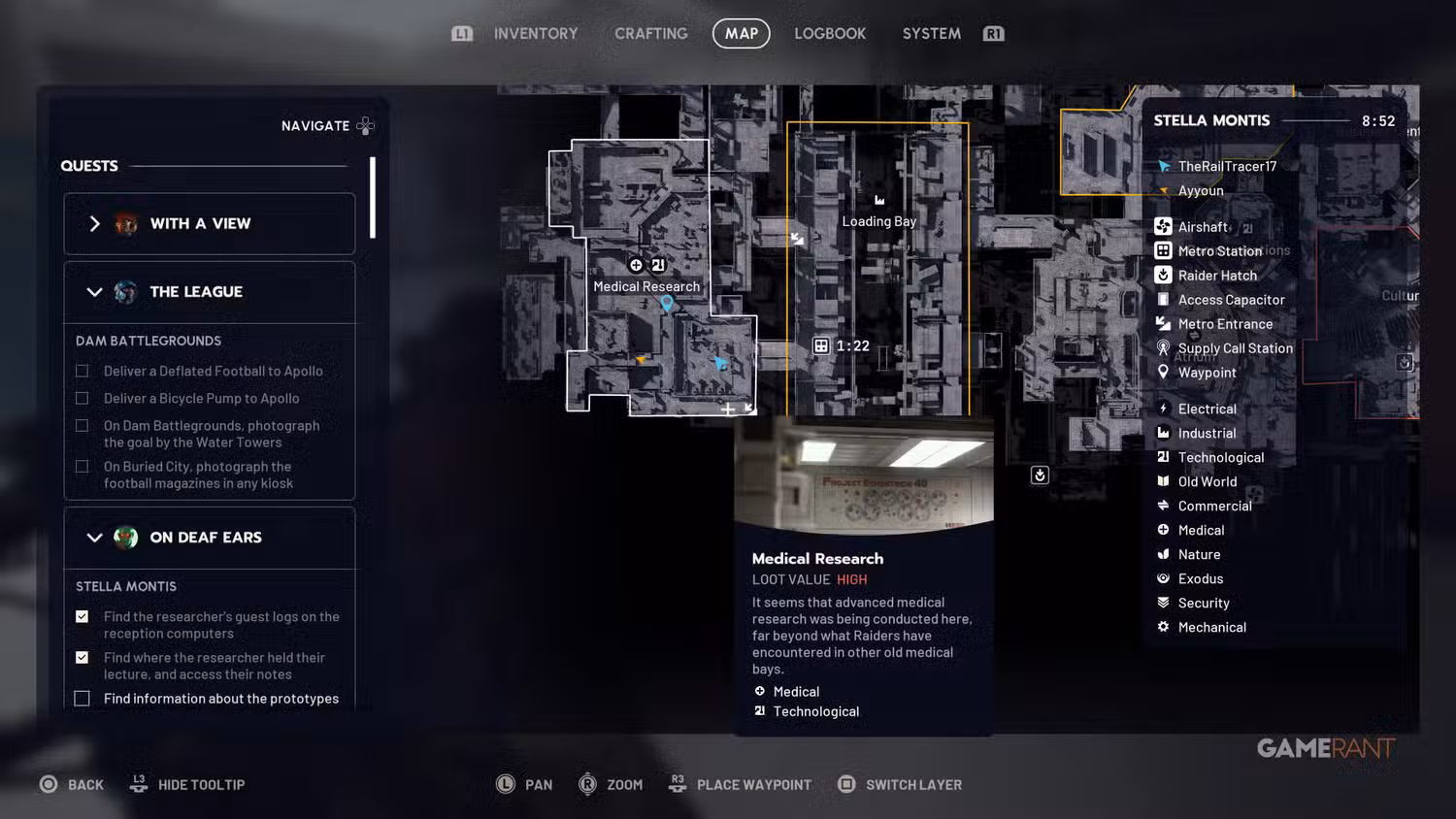 Map Location of Business Center Computer